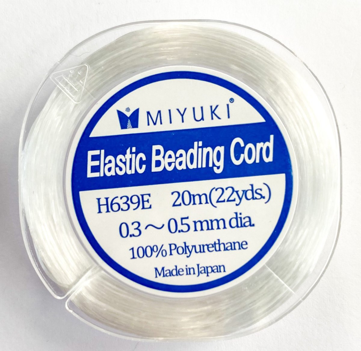 Miyuki Elastiksnor 0,3-0,5 mm (20 meter) - Billede 2