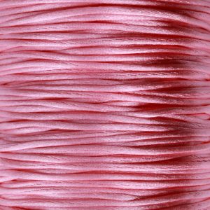 Satinsnor Lyserød 1,0 mm (5 meter)