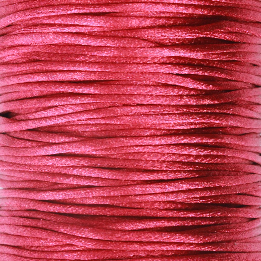 Satinsnor Pink 1,0 mm (70 meter) - Billede 2