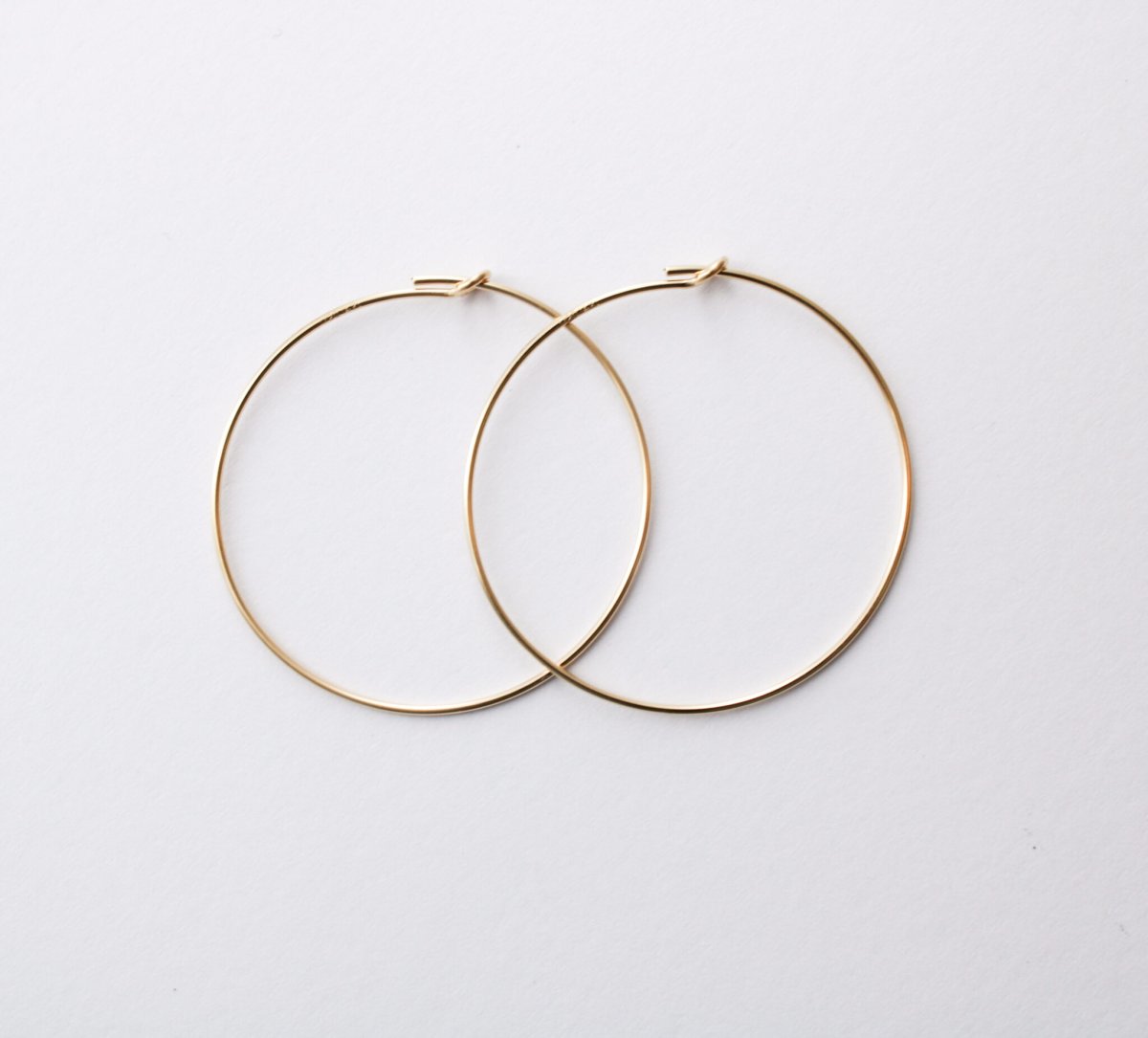 Creol 14kt Goldfilled, 25 mm (pr. par)