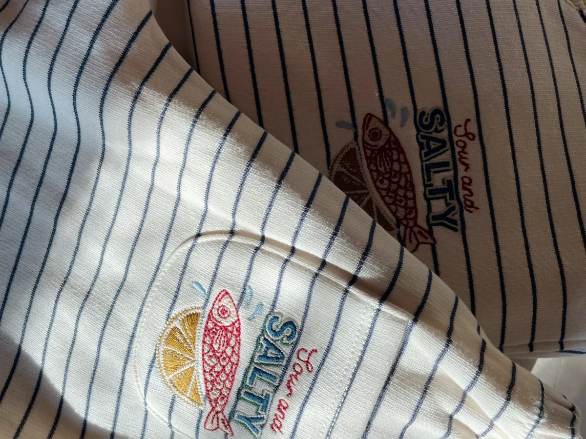 amio joggingbukser - captains blue/antique white - Billede 5
