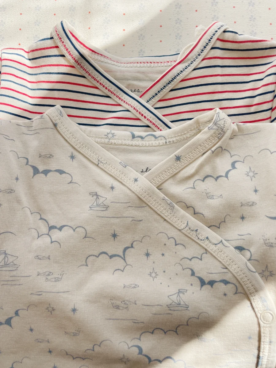 Basic Langærmet Body - cielo marino - Billede 3
