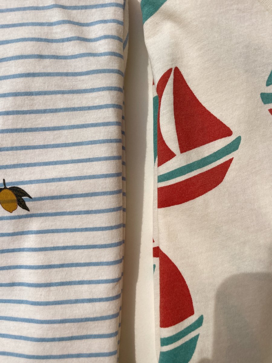 Famo Sæt - stripe bluie - Billede 6