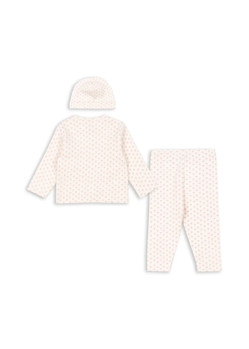 Bello newborn sæt - punto rosa - Billede 4