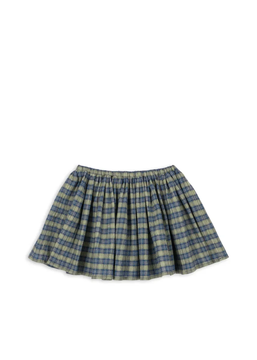 Terre nederdel - laurel blue check - Billede 3