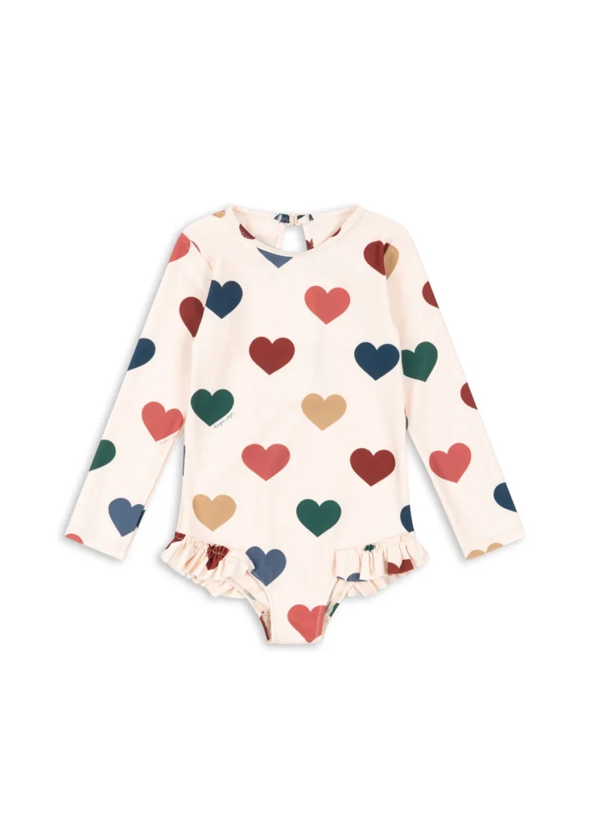 MANUCA LANGÆRMET BADEDRAGT - bon coeur coloré - Billede 2