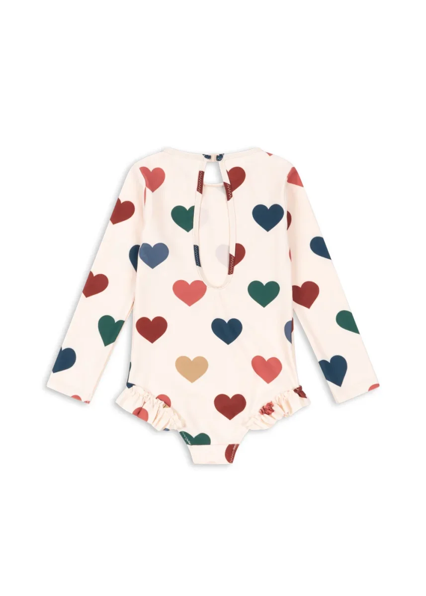MANUCA LANGÆRMET BADEDRAGT - bon coeur coloré - Billede 5