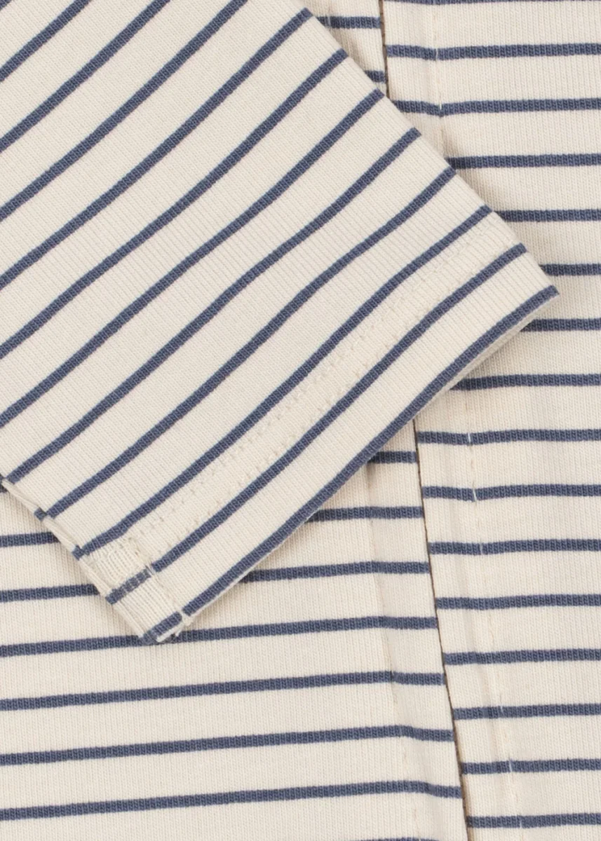 BASIC ZIP ONESIE - stripe como - Billede 5