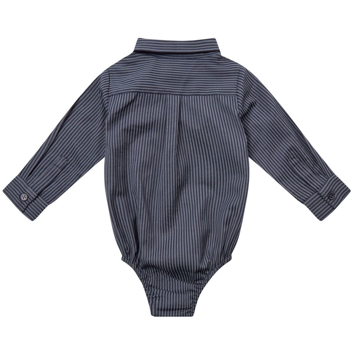Petit By Sofie Schnoor Skjortebody – Mario – Blåstribet - Billede 3