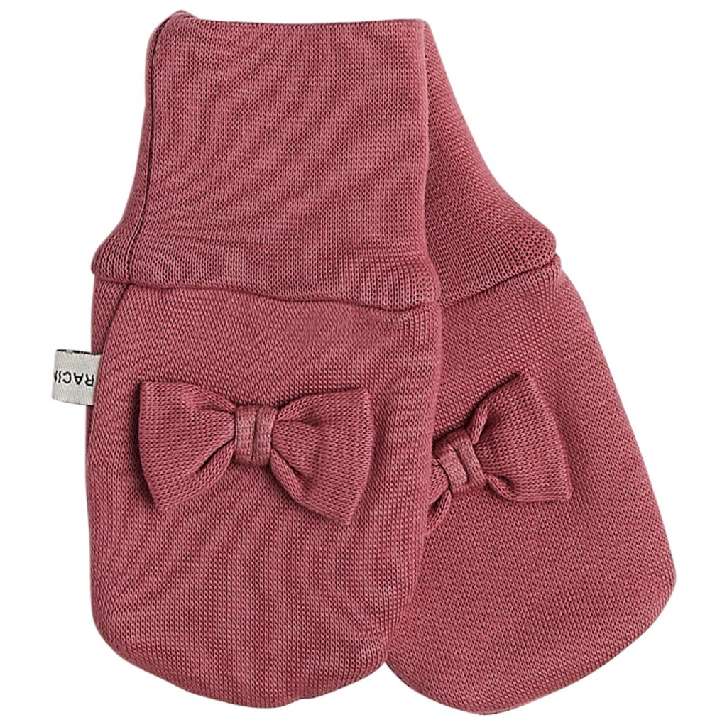Racing Kids Babyvanter – Bomuld – 2-Lag – m. Sløjfe – Wild Rose / Lyserød